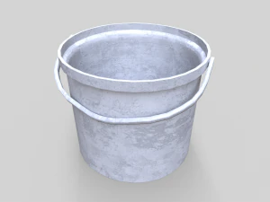 Vecchio secchio di vernice: gioco pronto Modello 3D