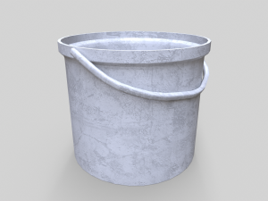 Old Paint Bucket - Game Ready 3D Model