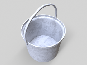 Old Paint Bucket - Game Ready 3D Model