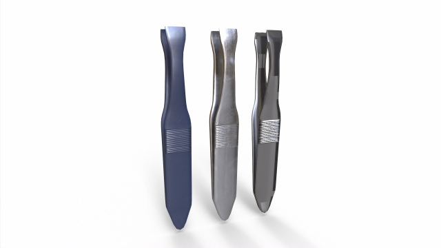 Tweezers 3D Model .c4d .max .obj .3ds .fbx .stl .blend 