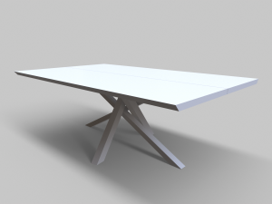 Modern Desk Modello 3D