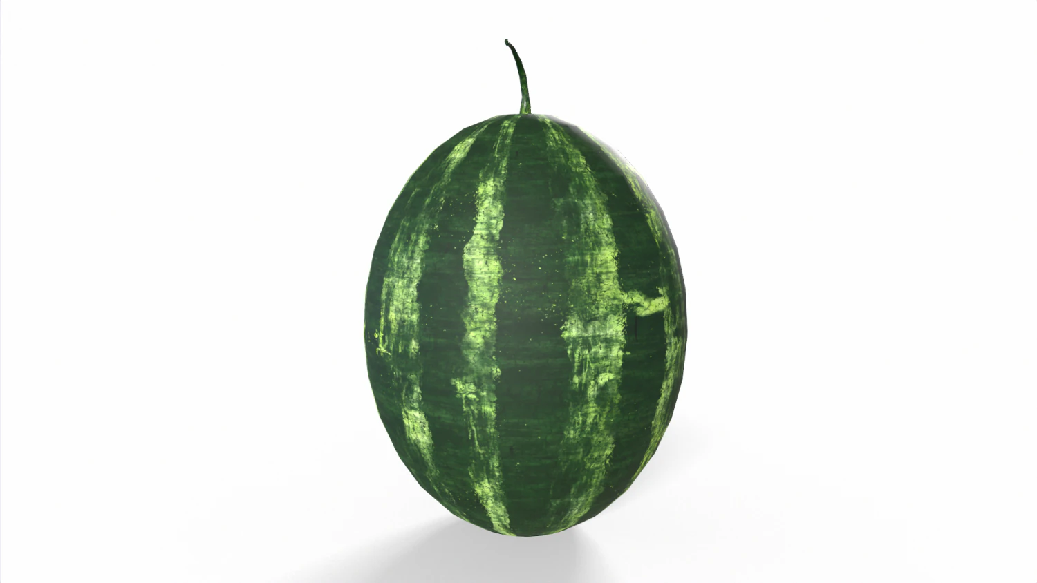 Watermelon 3D Model .c4d .max .obj .3ds .fbx .stl .blend 