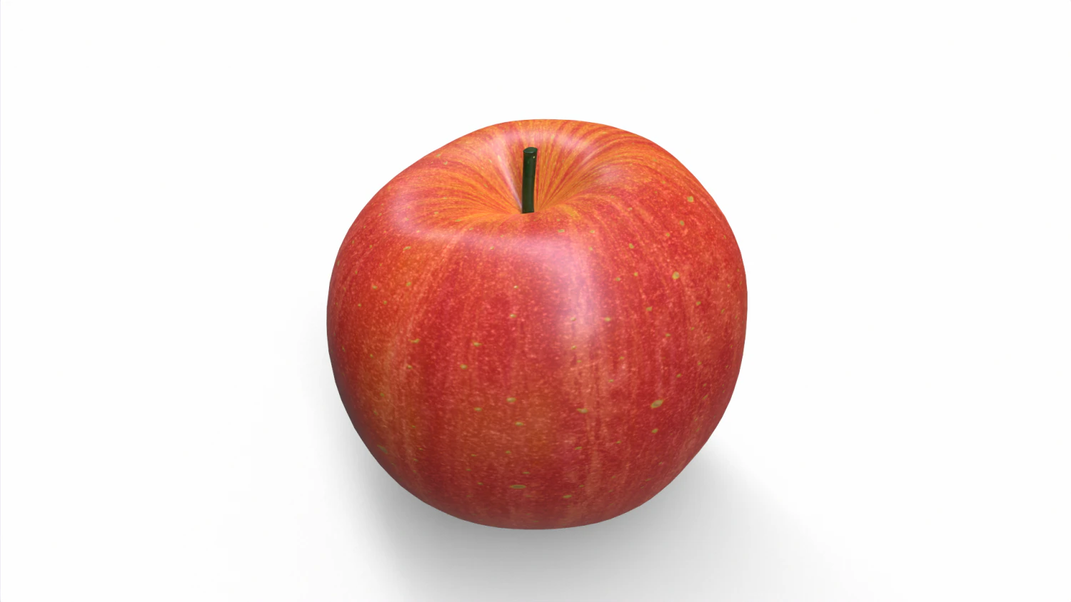 Apple fruit 3D Model .c4d .max .obj .3ds .fbx .stl .blend 