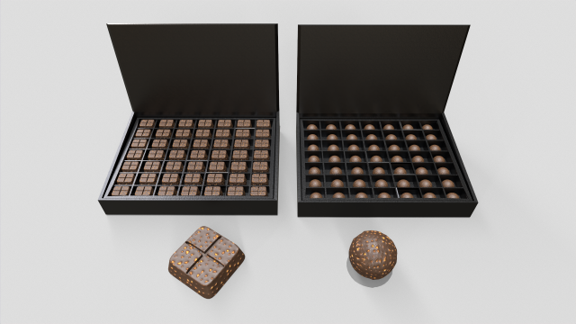 Chocolate Pack 3Dモデル .c4d .max .obj .3ds .fbx .stl .blend 