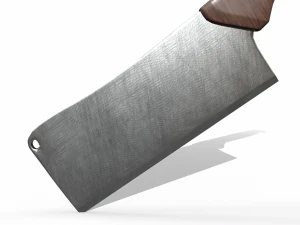Meat Chopping Knife 3D Model