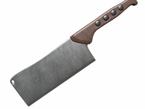 Meat Chopping Knife 3D 模型