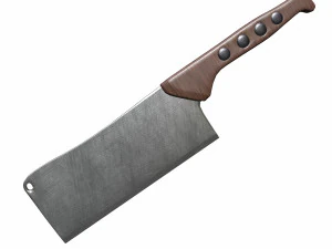Meat Chopping Knife 3D Model
