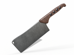 Meat Chopping Knife 3D 模型