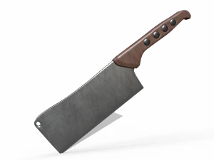 Meat Chopping Knife 3D Model