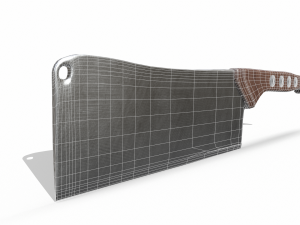 Meat Chopping Knife 3D 模型
