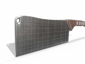 Meat Chopping Knife 3D Model