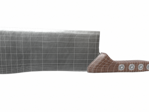 Meat Chopping Knife 3D 模型
