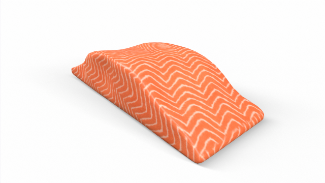 Salmon fish meat 3D Модель .c4d .max .obj .3ds .fbx .stl .blend