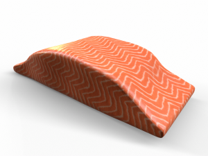 Salmon fish meat 3D Модель