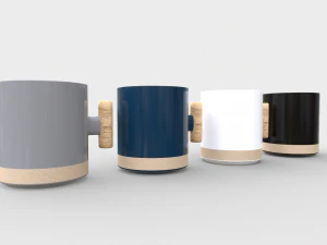 Ceramic Cappuccino Coffee Mug 3D Model