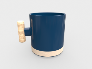 Ceramic Cappuccino Coffee Mug Modelo 3D