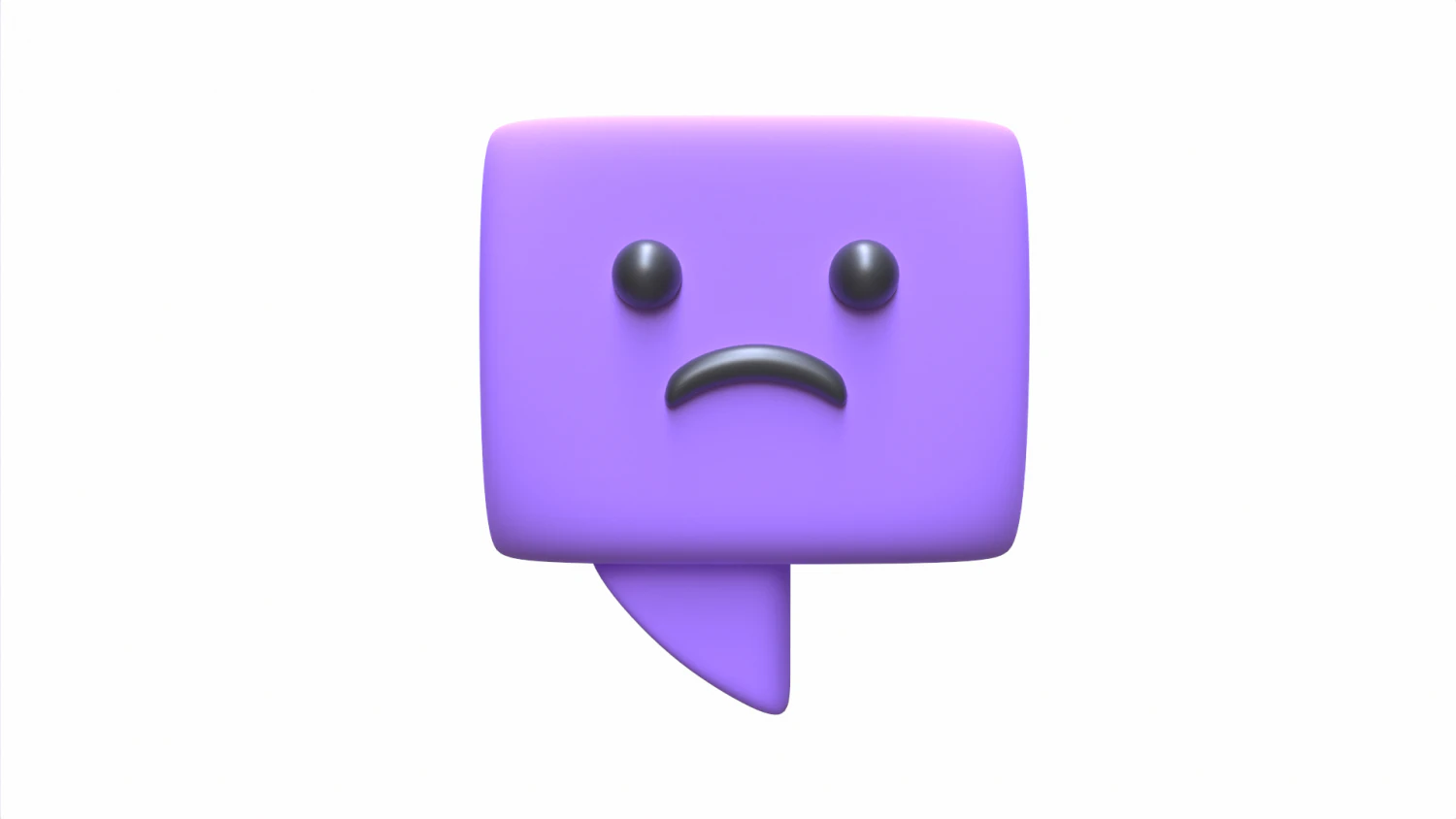 Happy Emoji Message Box 3D Model .c4d .max .obj .3ds .fbx .stl .blend 