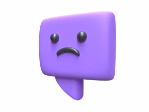 Happy Emoji Message Box 3D Model