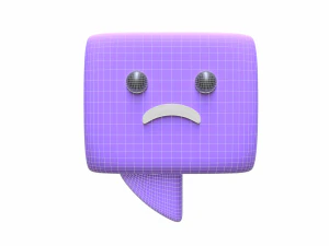 Happy Emoji Message Box 3D Model