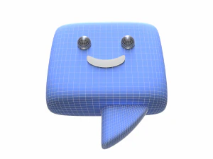 Happy Emoji Message Box 3D Model