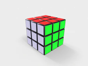 Rubiks Cube 3D Model