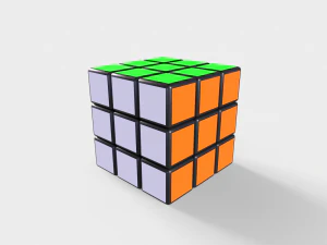Rubiks Cube 3D Model