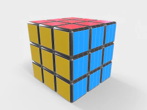 Rubiks Cube 3D Model