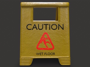 Wet Floor Sign 3Dモデル