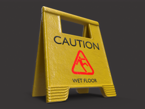 Wet Floor Sign 3Dモデル