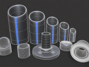 Pipes Pack 3D Model