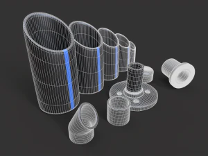 Pipes Pack 3D Model