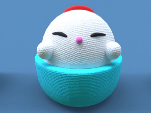 Small Plush Toys Collection 3D Model