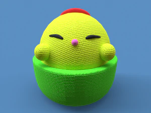 Small Plush Toys Collection 3D Model