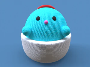 Small Plush Toys Collection 3D Model