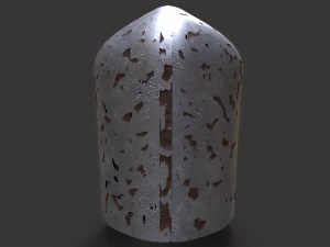 Old Medieval Helmet 3D Model