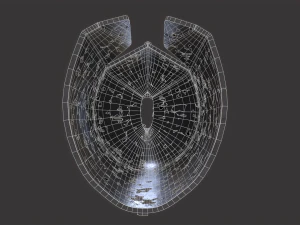 Old Medieval Helmet 3D Model