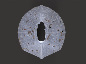 Old Medieval Helmet Model 3D