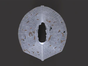 Old Medieval Helmet 3D Model