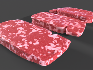Beef Steak 3D 모델