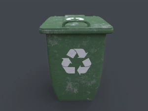 Recycle Trash Can 3D Model