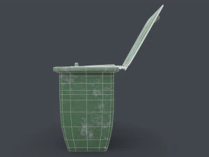 Recycle Trash Can 3D Model