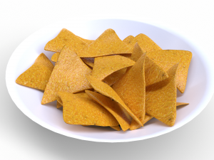 Nacho Chips Modelo 3D