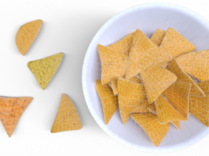 Nacho Chips Modelo 3D