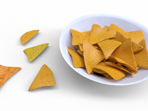 Nacho Chips Modelo 3D