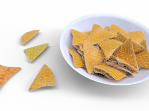 Nacho Chips Modelo 3D