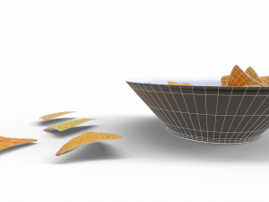 Nacho Chips Modelo 3D