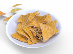 Nacho Chips Modelo 3D