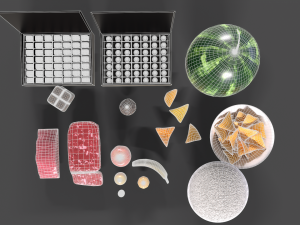 Vegetable Foods Meats and Others Collection 3D-Modell