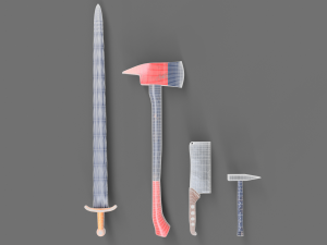 Sword and Blades Collection Modello 3D