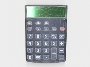Dirty Calculator Model 3D